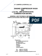 Juniper Engine Wash Cart For The CH47F, Manual NSN 1730-99-243-1856