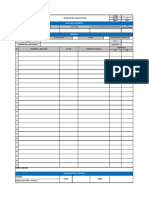 Formato Registro de Capacitación Ambiental