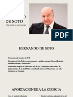 Hernando de Soto economista peruano