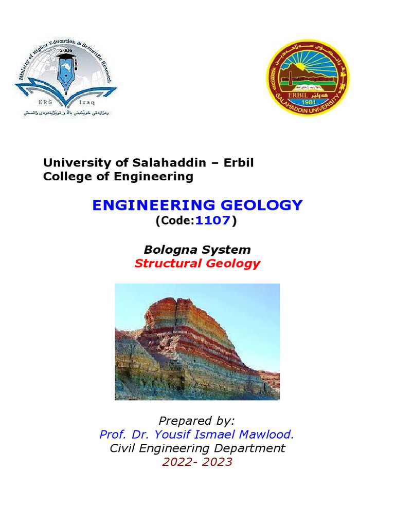 Ch5 Structural Geology Folds Faults Joints For 2022 2023 Only PDF