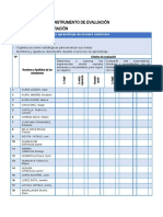 Instrumento de Evaluación