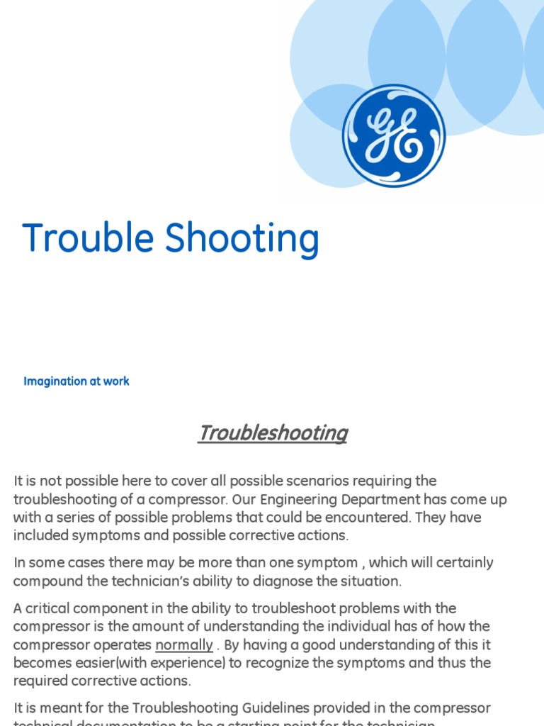 A Guide to Troubleshooting Compressors Understanding Symptoms and