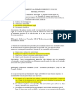 Preguntas 2020 Psicodiagnostico