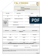 Formato Reinscripción 2022-2023