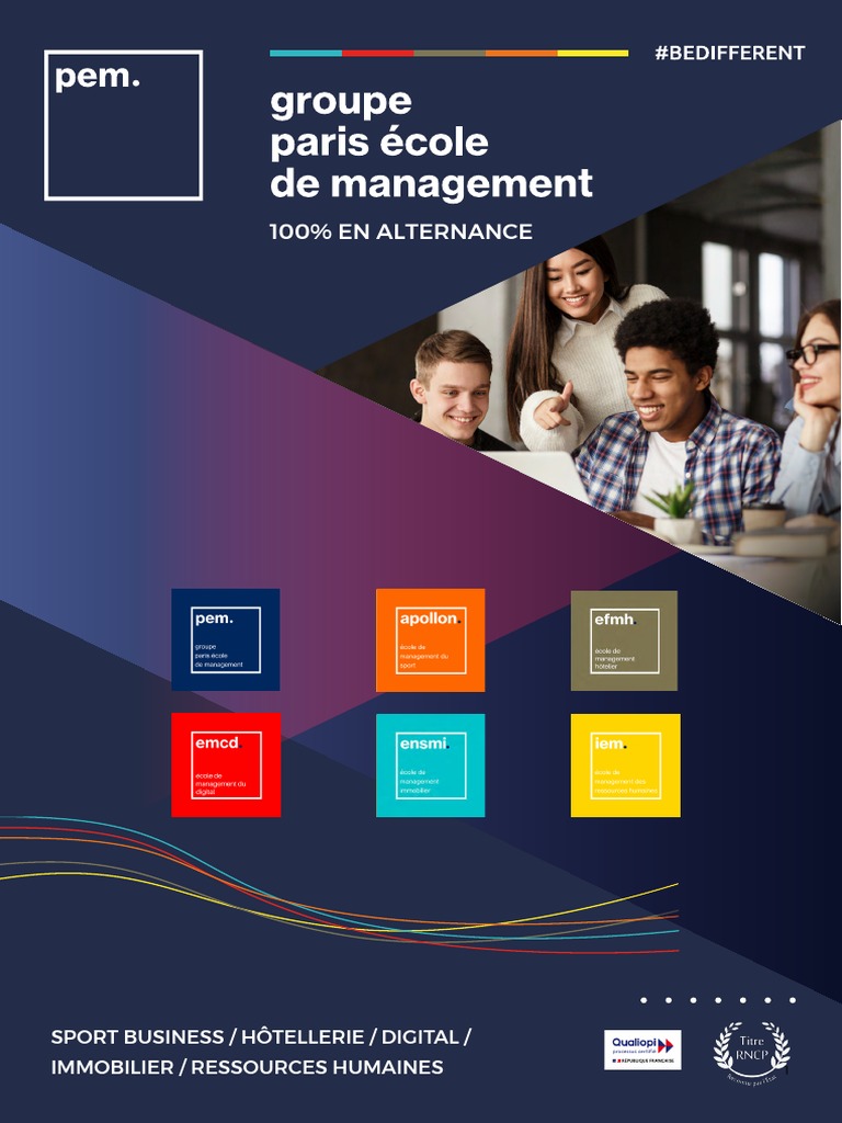 Écoles de Management en Alternance à PEM | PDF | Maîtrise en ...