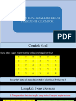 Contoh Soal Distribusi Frekuensi Kelompok