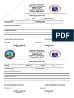 Home Visitation Form