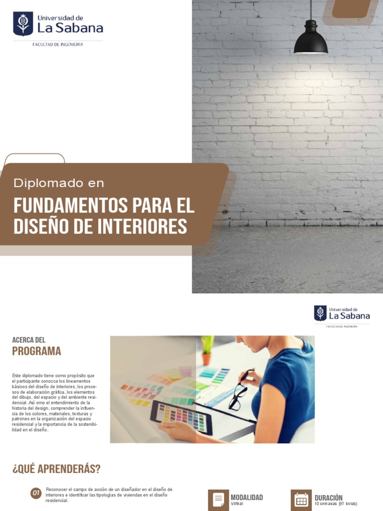 Diplomado Virtual en Diseño de Interiores | PDF | Diseño | Aprendizaje