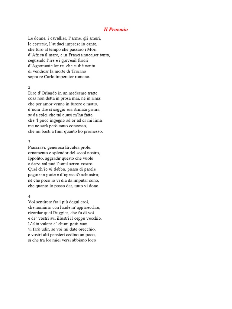 Proemio | PDF
