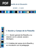 2 Filosofia - Educ PPT 47 Diapo Panorama F. de La E