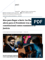 Ríos para Llegar A Boric - Los Flancos Que Se Abren para El Presidente Tras Acusación Constitucional Contra Exministra de Justicia - El Mostrador