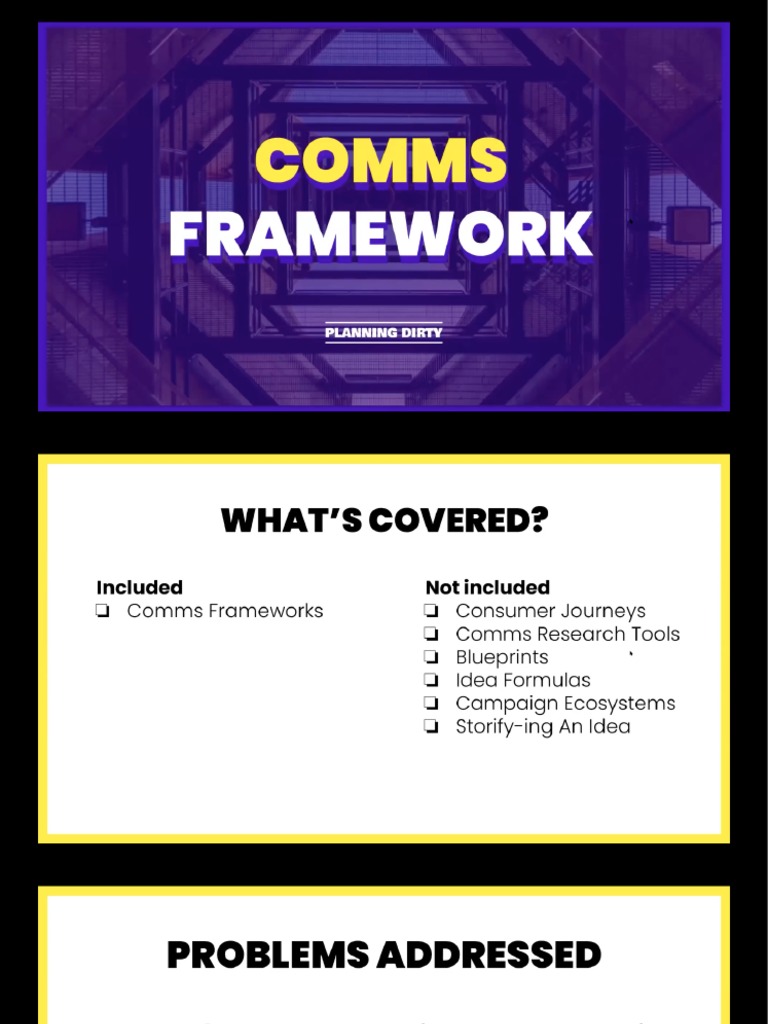 Comms Framework PDF