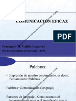 Comunicacion eficaz,, rescato 3 cosas