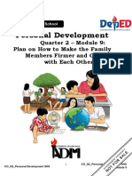 Personaldevelopment q2 Mod9 Planonhowtomakethefamilymembersfirmerandgentlerwitheachother v2