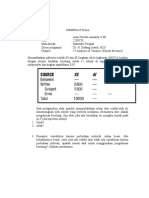 Tugas Soal Chapter 17 Analysis of Varians (Repeat Measure) - Arnie Rieska Amanda