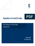 MICA-MID - WP 04 - Operation On II and SI Codes