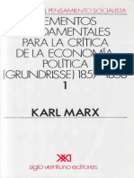 Marx Grundrisse Vol.-1