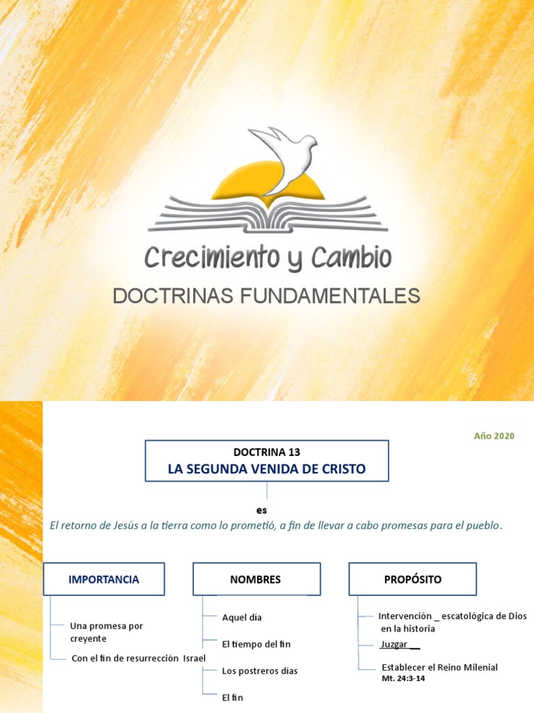 Segunda Venida de Cristo y Reino Milenial | PDF | Evangelio de Mateo ...