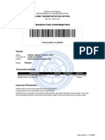 Student Driver Permit Application Confirmation