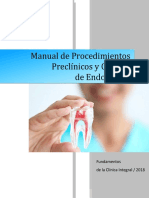 Guia Procedimientos Endodoncia 2018