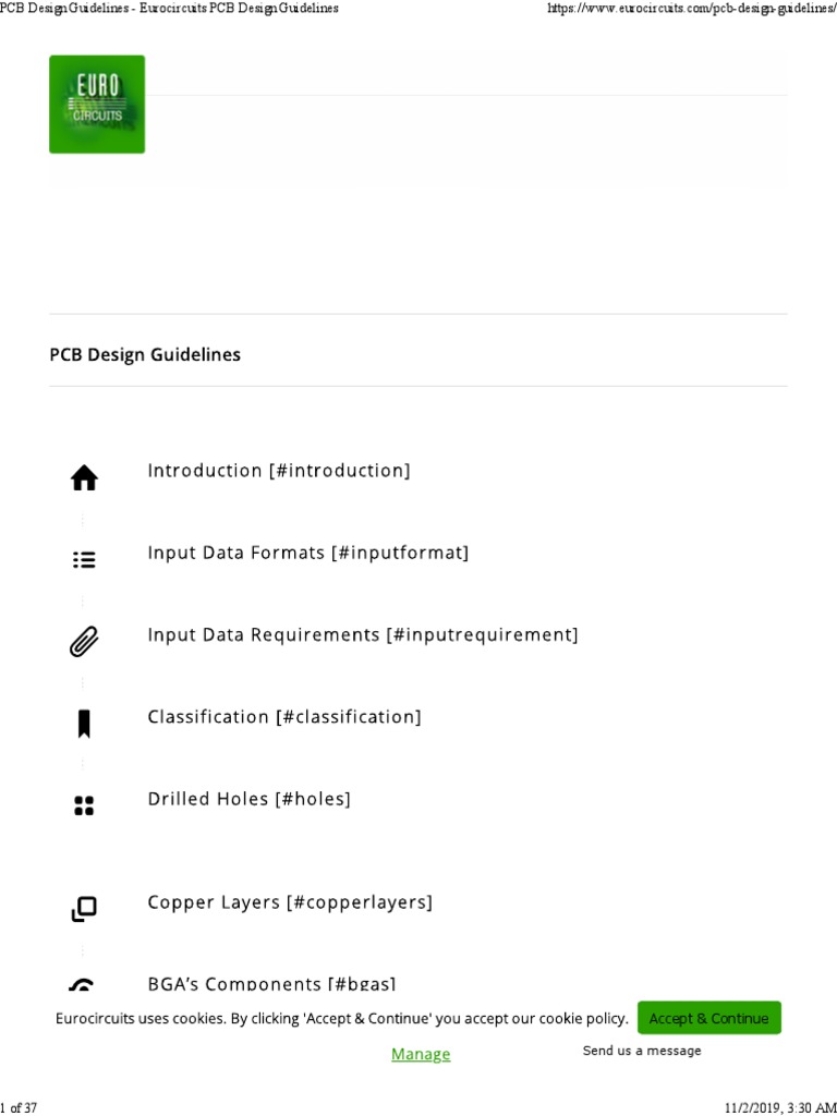 PCB Design Guidelines - Eurocircuits PCB Design Guidelines | PDF
