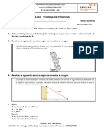 Taller Aplicaciones Del Teorema de Pitagoras