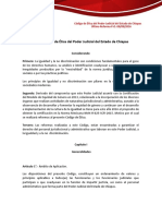 Codigo de Etica Del Poder Judicial Del Estado de Chiapas