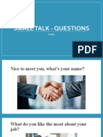 Small Talk - Questions