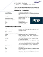 FISPQ Agua Sanitária PDF