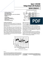 DAC8412 - Quad, 12-Bit DAC Voltage Output With Readback