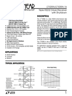 LT1039A - Triple RS232 Driver-Receiver With Shutdown