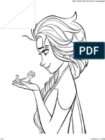 Elsa Coloring Pages to Print and Color