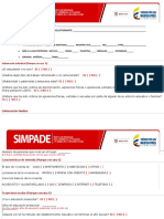 Formulario Simpade