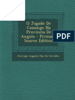 O Jagado Do Cassange Na Província de Angola