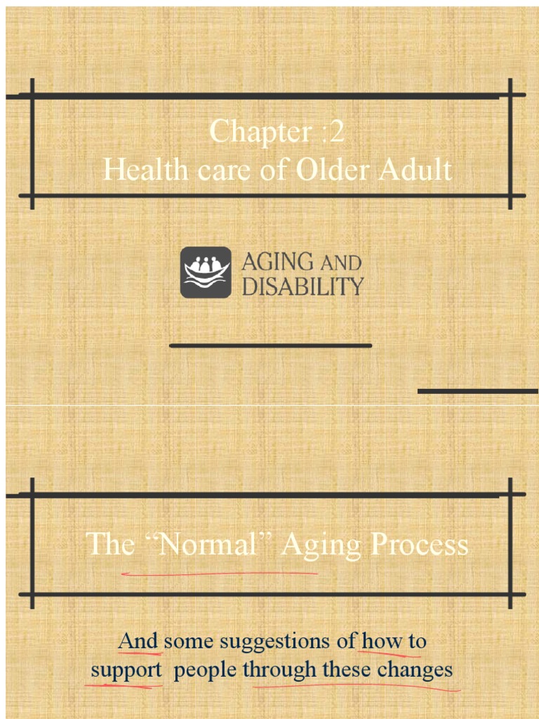 Unit 2 Health Care of Elderly | PDF | Ageing | Old Age