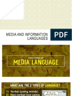 Media and Information Language