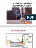 Processo de soldagem Arco submerso-SAW