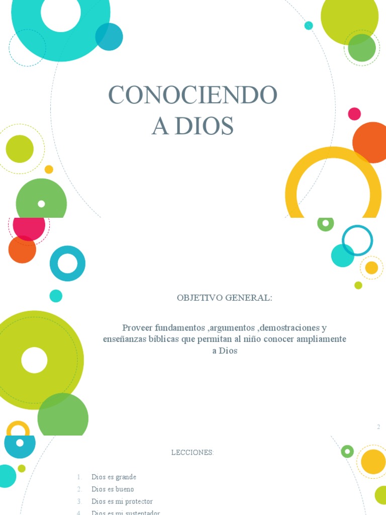 Conociendo A Dios Pdf Biblia Dios