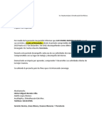 Carta de Recomendación Daniel Ramirez