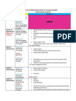 JADWAL PEMBELAJARAN ONLINE