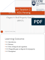 Chapter 4 Real Property Gain Tax - Student