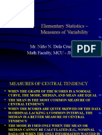 Lesson 9 - Measures of Variability