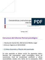 Clase 2. Características y Estructura General de Los Informes Periciales