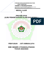 MODUL PROYEK IPAS 2 ZAT DAN PERUBAHANNYA SITI AMINAH, S.PD 2022