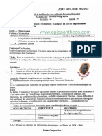 CEG2 NATITINGOU Histoire Géographie Tle CD 1d 1s 2022 2023