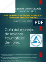 Lesiones Traumáticas Dentición Primaria Materia