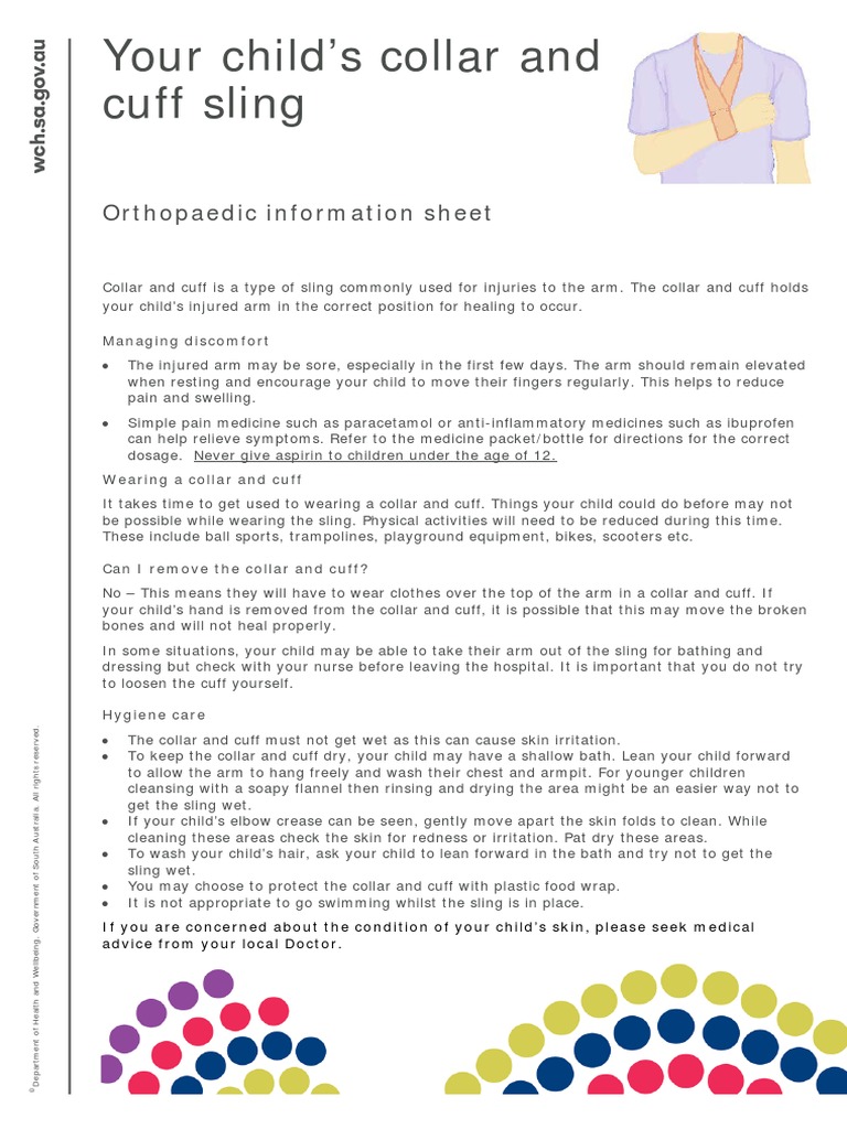 Collar and Cuff Fact Sheet PDF Causes Of Death Health Sciences