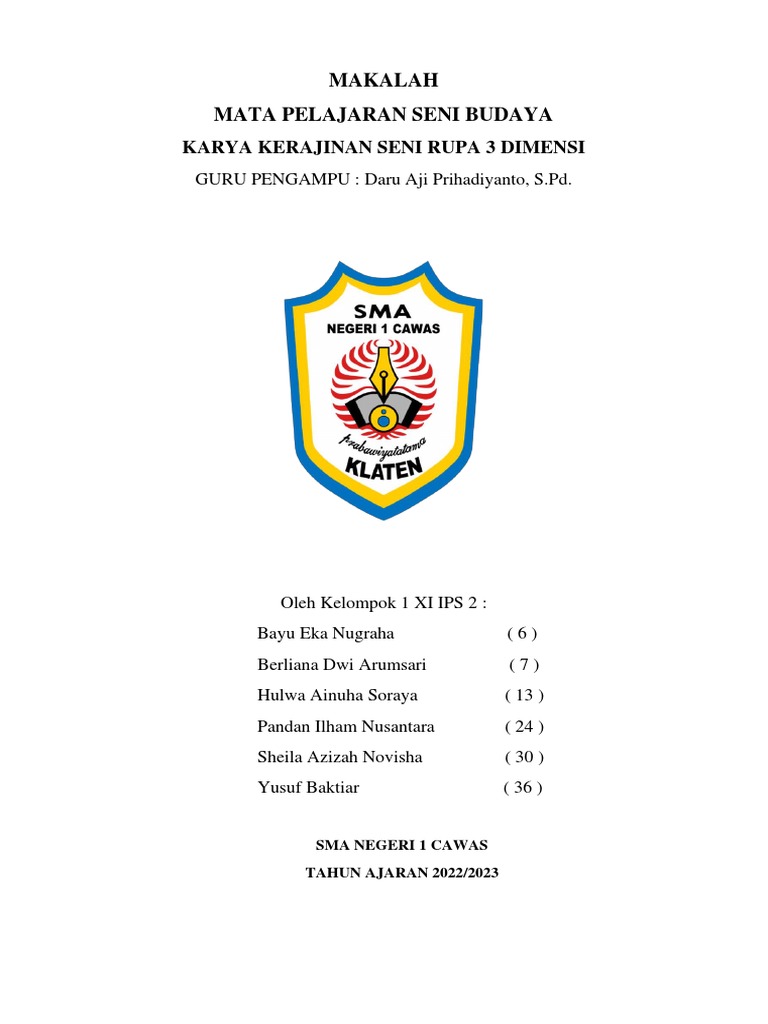 Makalah Seni Budaya | PDF