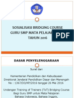 Sosialisasi Bridging Course