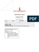 Template City Uni Assignment English